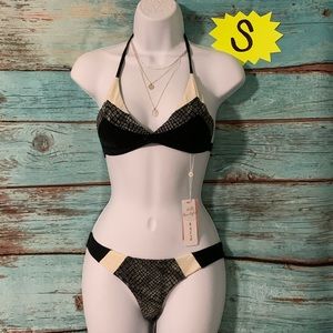 PilyQ | Sz S Boa bikini - new with tags